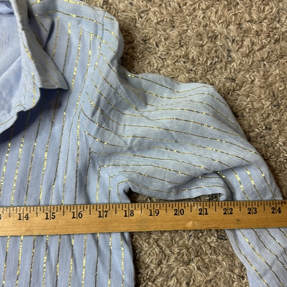 Cecile Copenhagen Shimmer Long Sleeve Lightweight Maxi Dress NWT Size Small - Picture 5 of 8